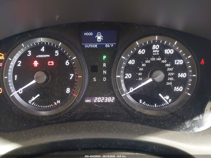 2007 Lexus Es 350 VIN JTHBJ46G072073898 IAAI salvage auction — FRONT END, Salvage (North Carolina), sold $1,475 on 2026-07-30 (photo 7)