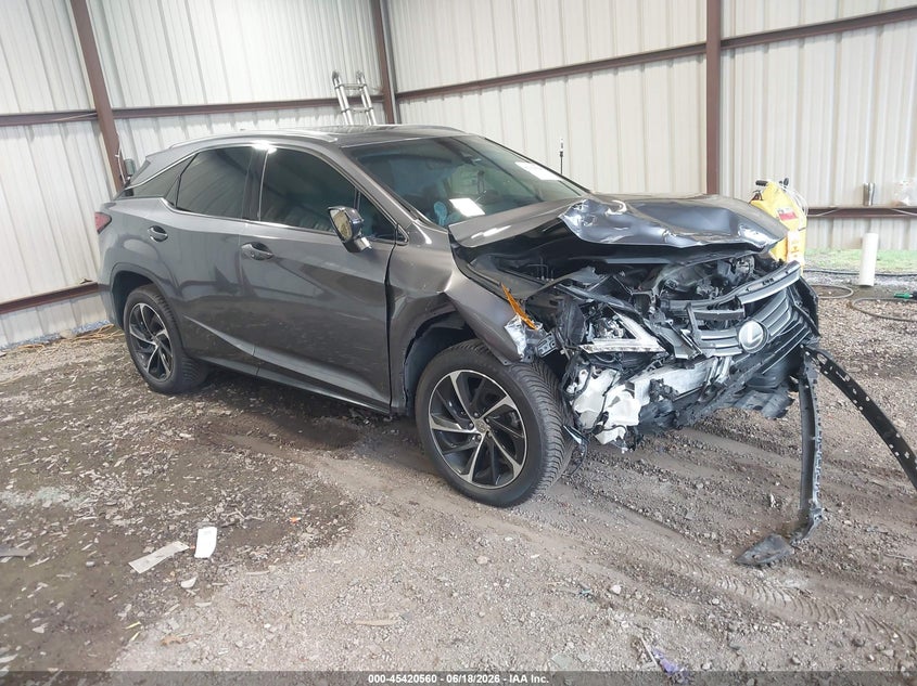 2016 Lexus Rx VIN 2T2ZZMCA1GC001002 IAAI salvage auction — FRONT END, Salvage Title, sold $8,000 on 2026-07-26 (photo 1)