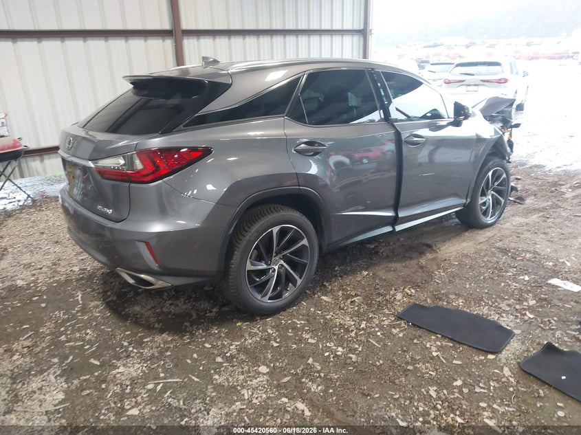 2016 Lexus Rx VIN 2T2ZZMCA1GC001002 IAAI salvage auction — FRONT END, Salvage Title, sold $8,000 on 2026-07-26 (photo 4)