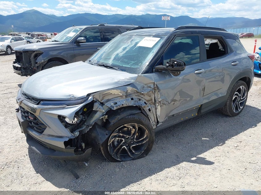 2026 Chevrolet Trailblazer VIN KL79MUSL6TB044990 IAAI salvage auction — LEFT FRONT, Salvage (Montana), sold $5,500 on 2026-07-29 (photo 2)