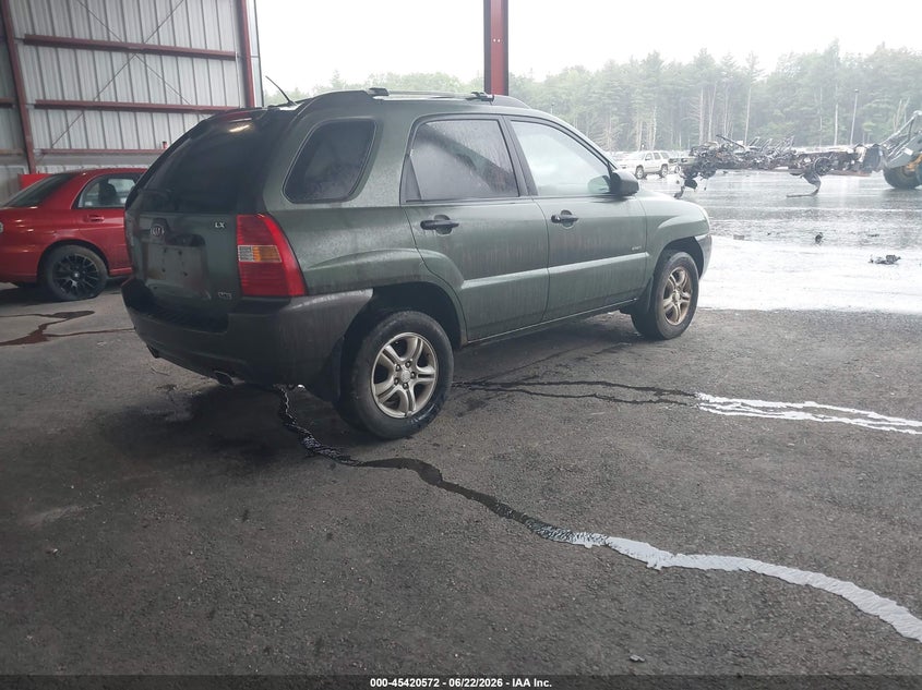 2006 Kia Sportage VIN KNDJE723767153268 IAAI salvage auction — NORMAL WEAR, Clear (New York), sold $450 on 2026-07-09 (photo 4)