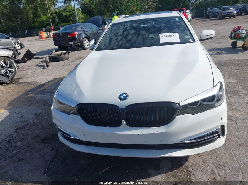 2018 BMW VIN WBAJB1C50JB085663 IAAI salvage auction — FRONT & REAR, Rebuildable (Florida), sold $4,800 on 2026-07-29 (photo 6)