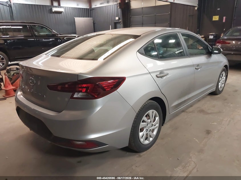2020 Hyundai Elantra VIN 5NPD74LF7LH613289 IAAI salvage auction — NORMAL WEAR, Sf97 (New York), sold $8,775 on 2026-07-31 (photo 4)