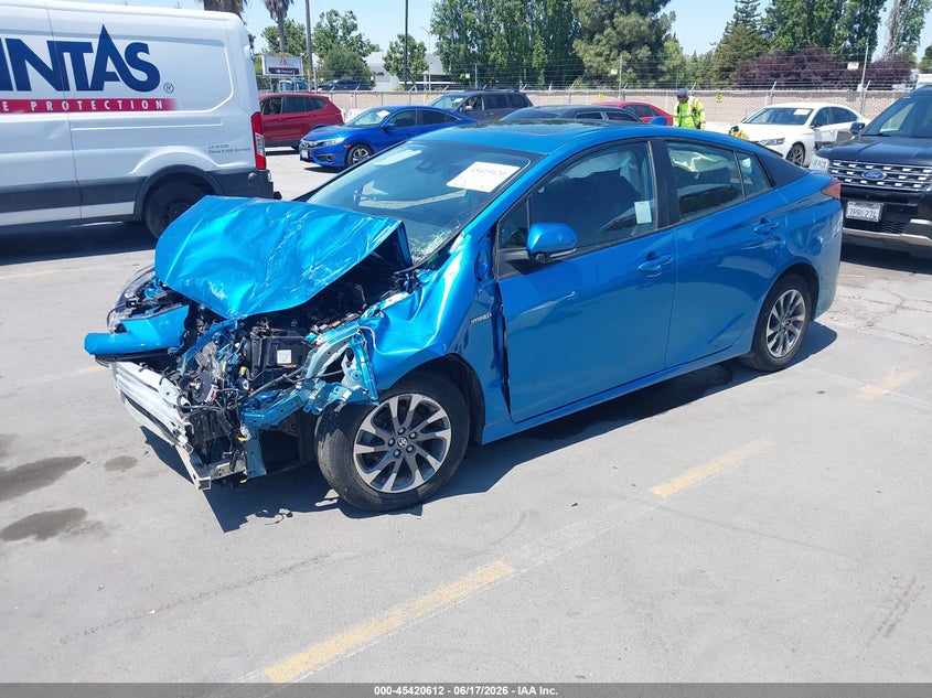 2021 Toyota Prius VIN JTDKAMFU6M3130179 IAAI salvage auction — NORMAL WEAR, Salvage (Texas), sold $4,000 on 2026-07-29 (photo 2)