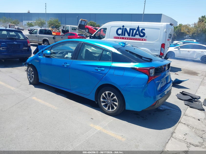 2021 Toyota Prius VIN JTDKAMFU6M3130179 IAAI salvage auction — NORMAL WEAR, Salvage (Texas), sold $4,000 on 2026-07-29 (photo 3)