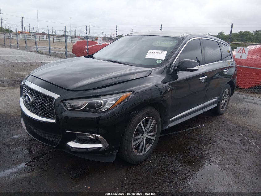 2017 Infiniti Qx60 VIN 5N1DL0MNXHC503863 IAAI salvage auction — NORMAL WEAR, Reconstructed (Louisiana), sold $1,150 on 2026-07-20 (photo 2)