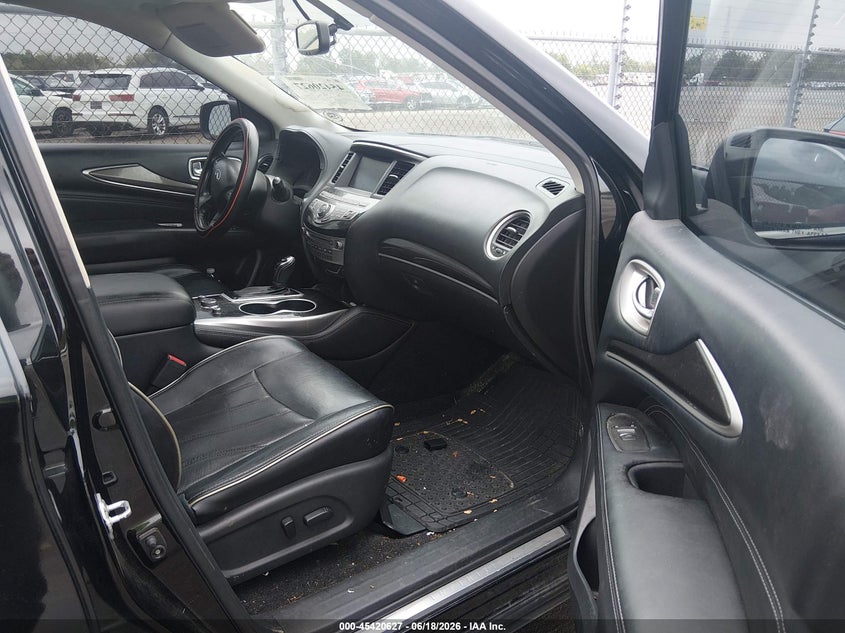 2017 Infiniti Qx60 VIN 5N1DL0MNXHC503863 IAAI salvage auction — NORMAL WEAR, Reconstructed (Louisiana), sold $1,150 on 2026-07-20 (photo 5)