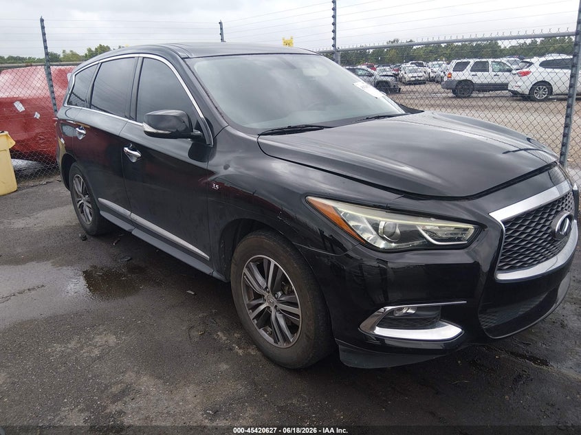 2017 Infiniti Qx60 VIN 5N1DL0MNXHC503863 IAAI salvage auction — NORMAL WEAR, Reconstructed (Louisiana), sold $1,150 on 2026-07-20 (photo 6)