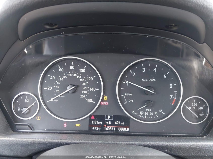 2014 BMW 3er VIN WBA3A5G53ENP34096 IAAI salvage auction — SIDE, Salvage Title, sold $1,350 on 2026-08-06 (photo 7)