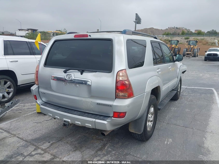 2005 Toyota 4runner VIN JTEZU14R258039963 IAAI salvage auction — RIGHT FRONT, Salvage (California), sold $2,300 on 2026-07-15 (photo 4)