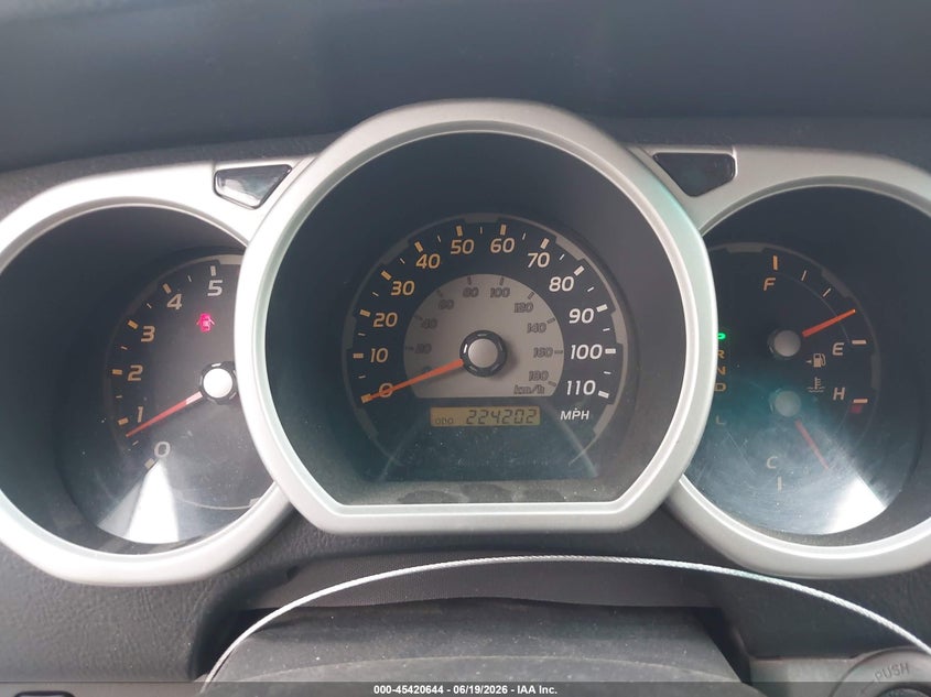 2005 Toyota 4runner VIN JTEZU14R258039963 IAAI salvage auction — RIGHT FRONT, Salvage (California), sold $2,300 on 2026-07-15 (photo 7)
