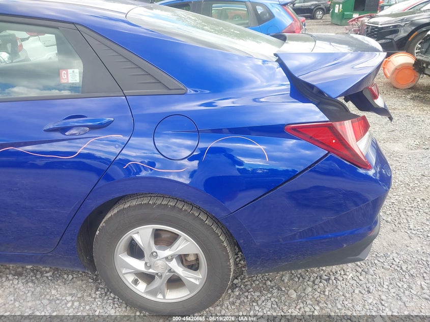 2021 Hyundai Elantra VIN KMHLL4AG9MU181293 IAAI salvage auction — REAR END, Mv-907A (New York), sold $3,500 on 2026-07-21 (photo 6)