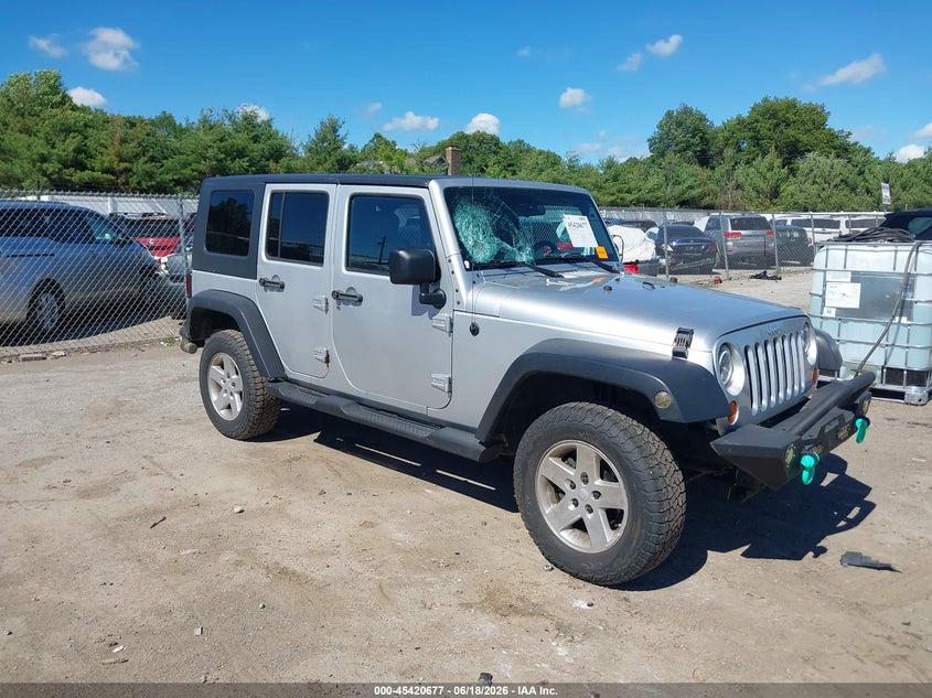 2008 Jeep Wrangler / VIN 1J4GA39138L527169 IAAI salvage auction — FRONT END, Salvage (Indiana), sold $3,050 on 2026-07-11 (photo 1)