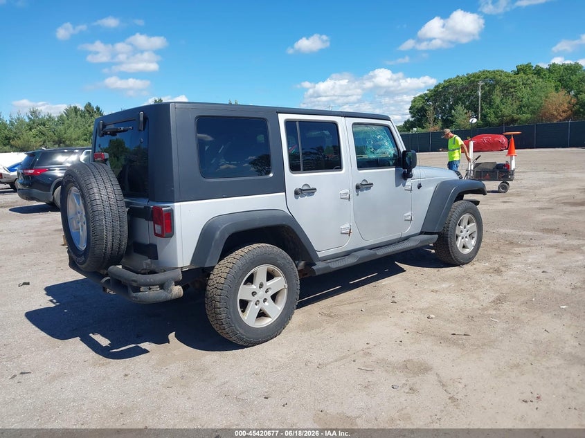 2008 Jeep Wrangler / VIN 1J4GA39138L527169 IAAI salvage auction — FRONT END, Salvage (Indiana), sold $3,050 on 2026-07-11 (photo 4)