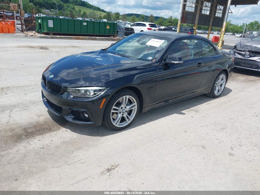 2020 BMW 4er VIN WBA4Z7C02L5S10387 IAAI salvage auction — REAR END, Salvage (Pennsylvania), sold $16,925 on 2026-07-15 (photo 2)