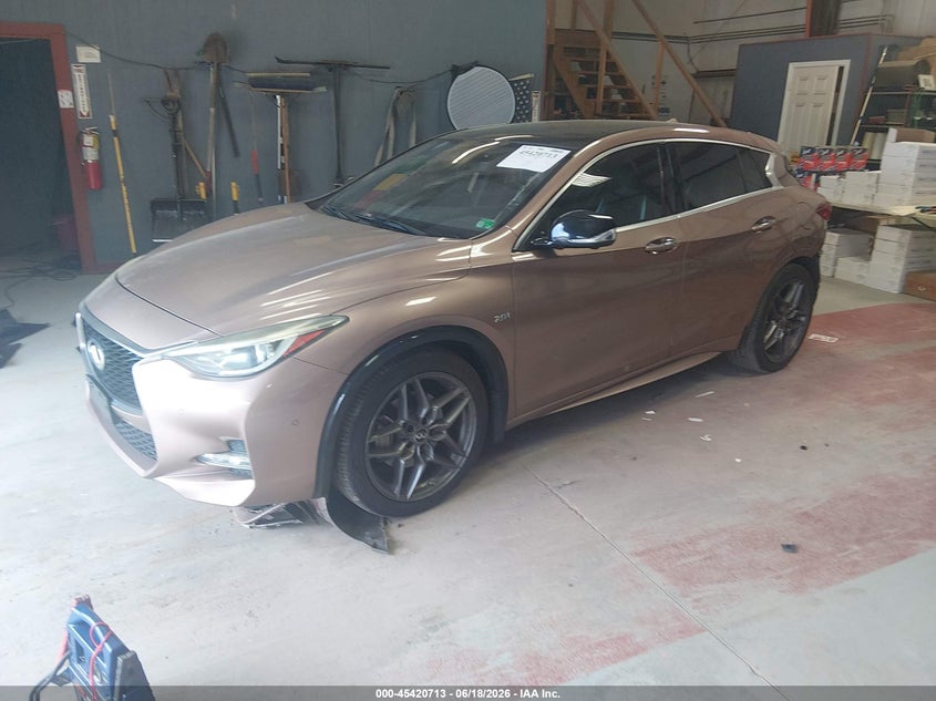 2017 Infiniti Qx30 VIN SJKCH5CP3HA016787 IAAI salvage auction — REAR END, Salvage (Virginia), sold $1,750 on 2026-07-28 (photo 2)