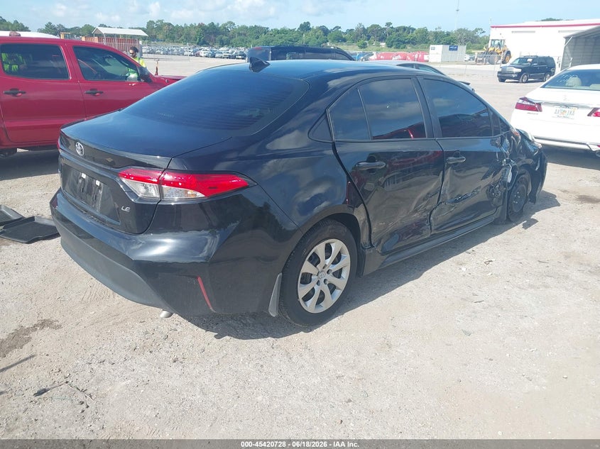2026 Toyota Corolla VIN 5YFB4MDEXTP361899 IAAI salvage auction — RIGHT SIDE, Salvage Title, sold $5,450 on 2026-07-23 (photo 4)