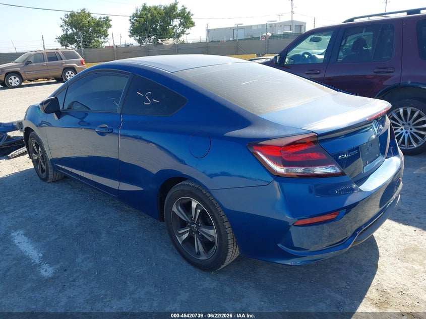 2014 Honda Civic VIN 2HGFG3B8XEH507177 IAAI salvage auction — FRONT END, Salvage (California), sold $1,700 on 2026-07-09 (photo 3)