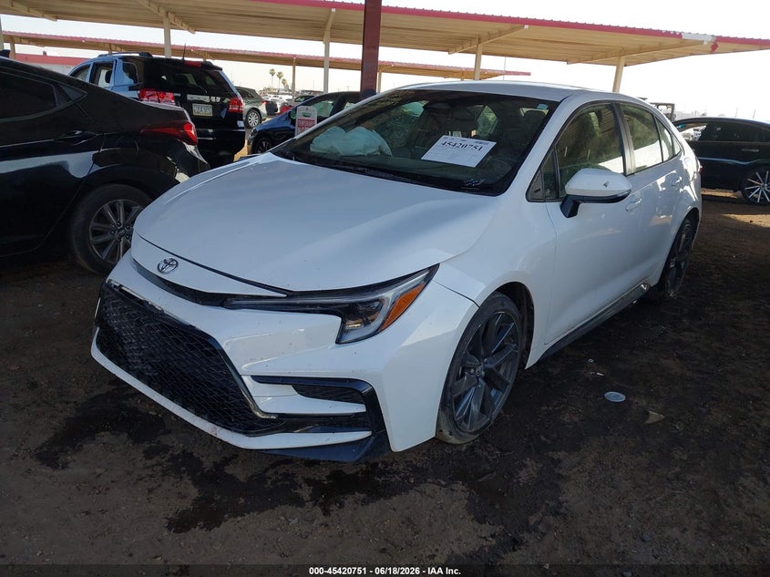 2023 Toyota Corolla VIN JTDS4MCE4PJ101218 IAAI salvage auction — RIGHT FRONT, Salvage Title, sold $4,350 on 2026-09-03 (photo 2)