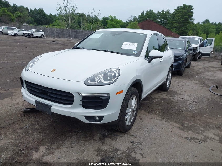2017 Porsche Cayenne VIN WP1AA2A21HKA82879 IAAI salvage auction — REAR END, Salvage (Massachusetts), sold $8,900 on 2026-07-17 (photo 2)