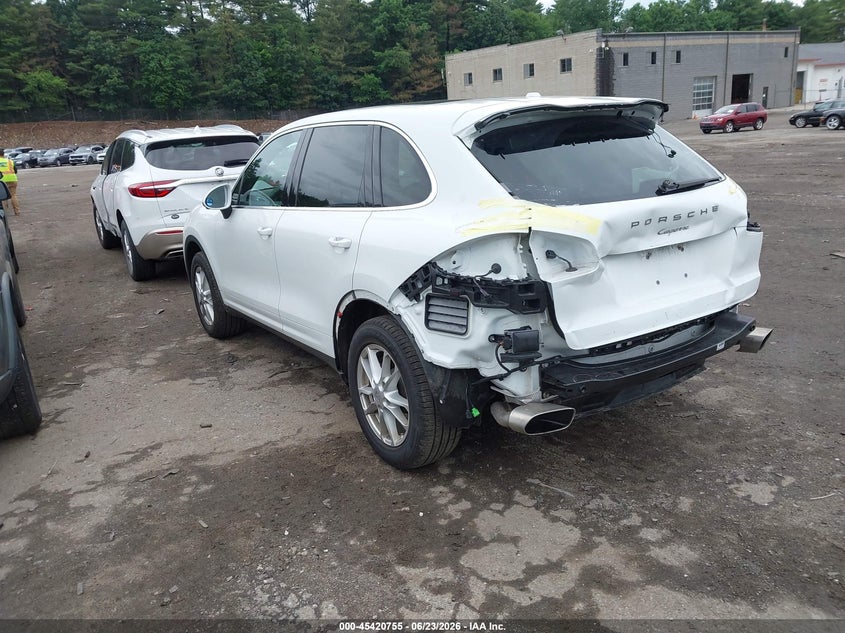 2017 Porsche Cayenne VIN WP1AA2A21HKA82879 IAAI salvage auction — REAR END, Salvage (Massachusetts), sold $8,900 on 2026-07-17 (photo 3)