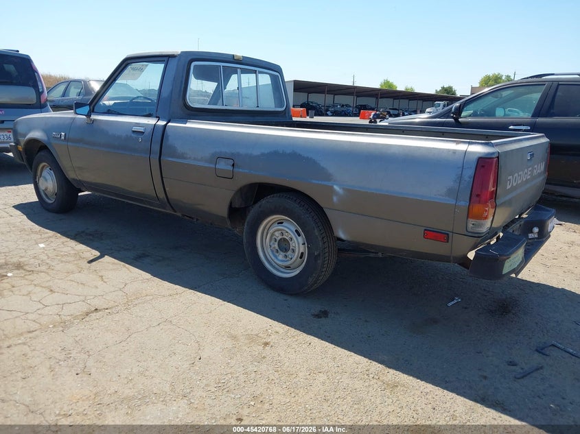 1986 Dodge D50 VIN JB7FP24D4GP107441 IAAI salvage auction — NORMAL WEAR, Clear - Dealer Only (California), sold $550 on 2026-07-08 (photo 3)