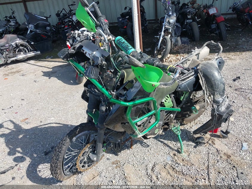 2015 Kawasaki Klr 650 VIN JKAKLEE11FDA82530 IAAI salvage auction — FRONT END, Salvage (Indiana), sold $25 on 2026-07-28 (photo 2)