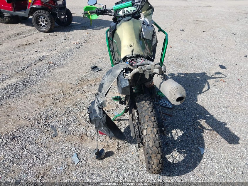 2015 Kawasaki Klr 650 VIN JKAKLEE11FDA82530 IAAI salvage auction — FRONT END, Salvage (Indiana), sold $25 on 2026-07-28 (photo 6)
