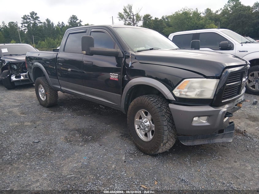 2012 Ram 2500 VIN 3C6UD5DLXCG208871 IAAI salvage auction — FRONT END, Salvage Title, sold $3,000 on 2026-08-20 (photo 1)