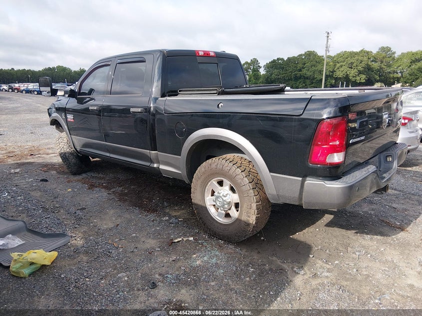 2012 Ram 2500 VIN 3C6UD5DLXCG208871 IAAI salvage auction — FRONT END, Salvage Title, sold $3,000 on 2026-08-20 (photo 3)