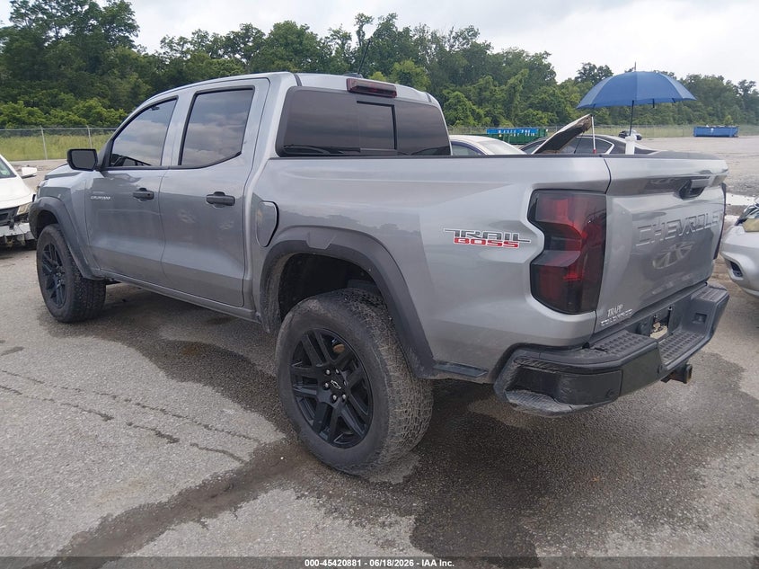 2025 Chevrolet Colorado VIN 1GCPTEEK4S1240761 IAAI salvage auction — FRONT END, Salvage Title, sold $9,600 on 2026-07-29 (photo 3)
