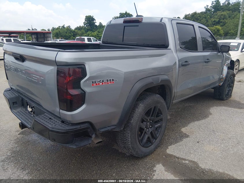 2025 Chevrolet Colorado VIN 1GCPTEEK4S1240761 IAAI salvage auction — FRONT END, Salvage Title, sold $9,600 on 2026-07-29 (photo 4)