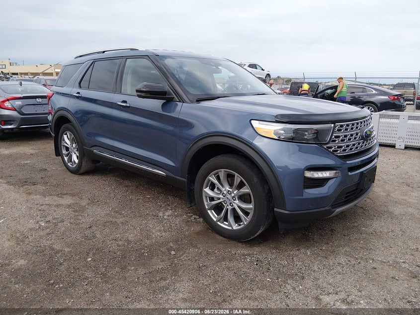2021 Ford Explorer VIN 1FMSK8FH0MGB95718 — IAAI salvage auction photo