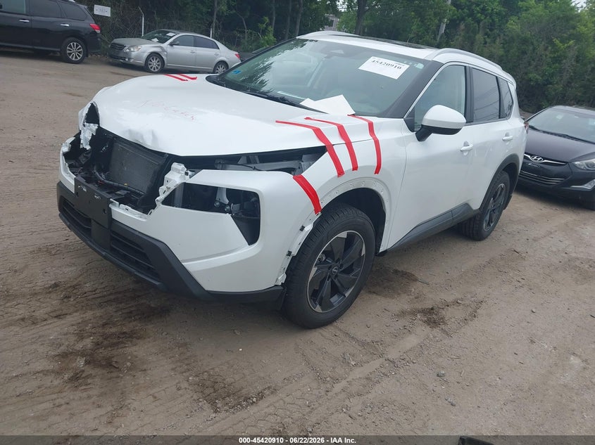 2025 Nissan Rogue VIN JN8BT3BA7SW001769 IAAI salvage auction — FRONT END, Salvage (Rhode Island), sold $6,700 on 2026-07-28 (photo 2)