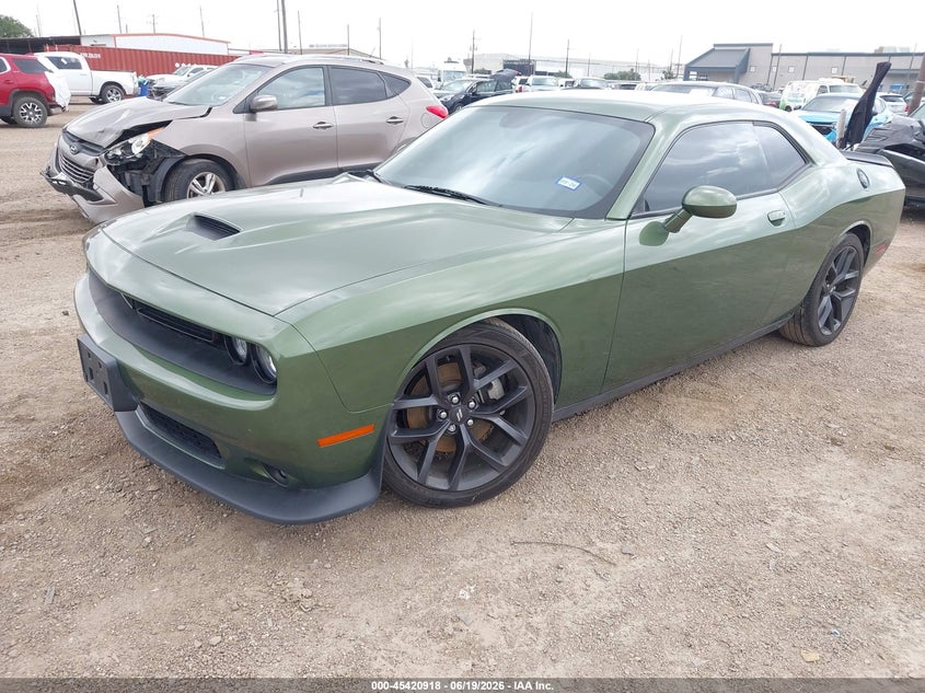2021 Dodge Challenger VIN 2C3CDZJG6MH674130 IAAI salvage auction — WATER/FLOOD, Salvage (Texas), sold $7,000 on 2026-07-25 (photo 2)