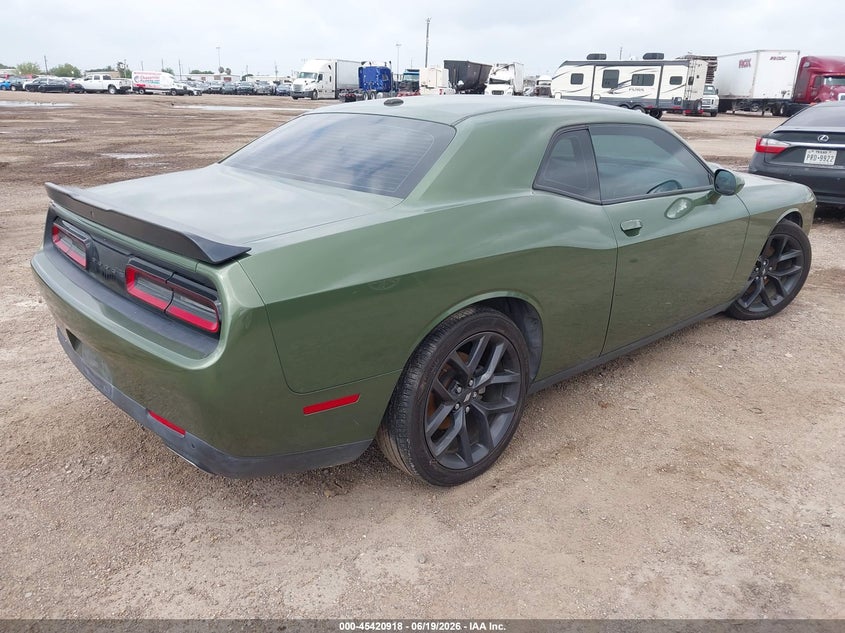 2021 Dodge Challenger VIN 2C3CDZJG6MH674130 IAAI salvage auction — WATER/FLOOD, Salvage (Texas), sold $7,000 on 2026-07-25 (photo 4)