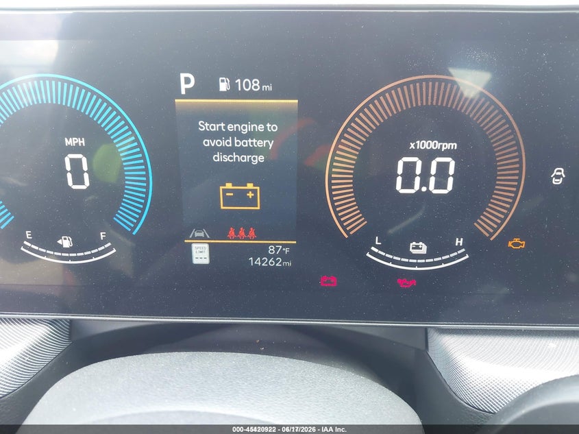 2026 Hyundai Sonata hybrid VIN KMHL24JJ8TA138417 IAAI salvage auction — FRONT & REAR, Rebuildable (Florida), sold $7,725 on 2026-07-22 (photo 7)