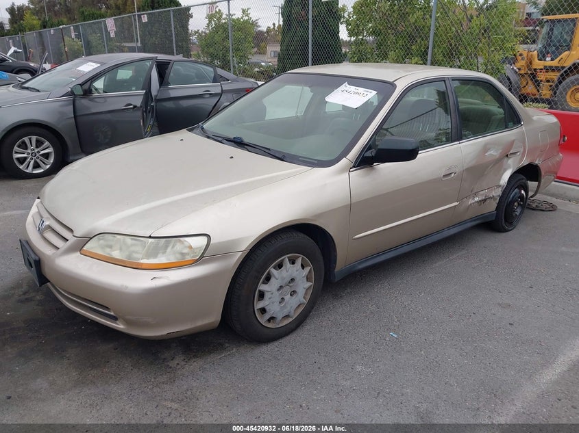 2001 Honda Accord VIN JHMCG66571C006181 IAAI salvage auction — SIDE, Salvage (California), sold $475 on 2026-07-09 (photo 2)