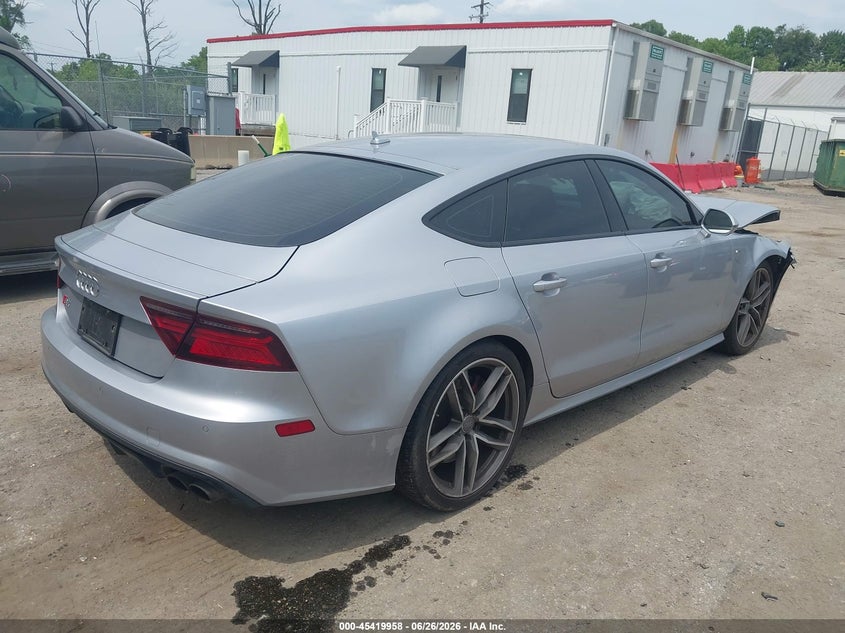 2016 Audi S7 VIN WAUW2AFC0GN047535 IAAI salvage auction — FRONT END, Salvage - Greater Than 75% (Maryland), sold $2,450 on 2026-07-28 (photo 4)