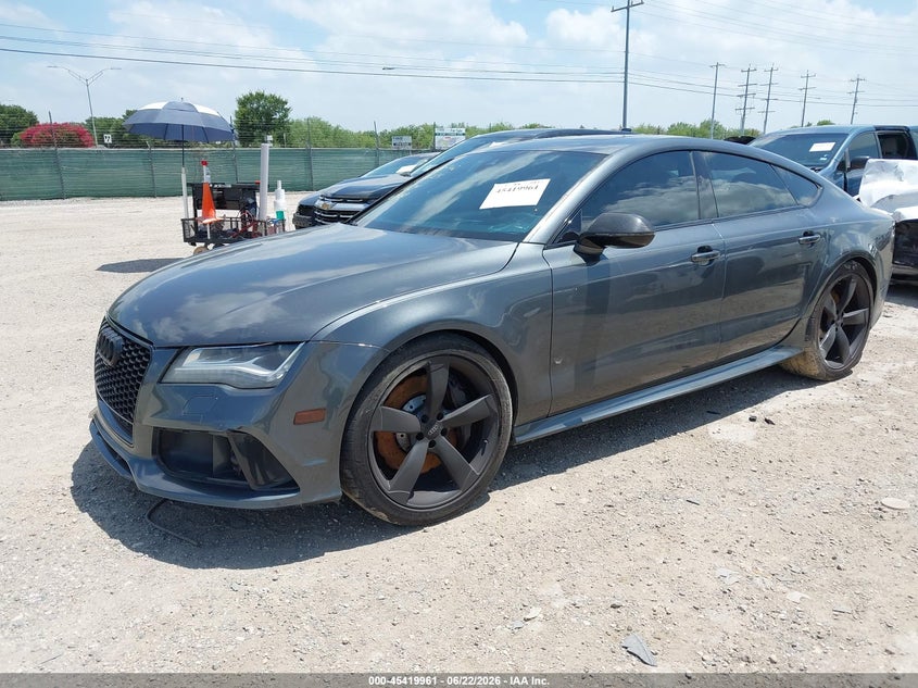 2014 Audi Rs7 VIN WUAW2AFC8EN901450 IAAI salvage auction — THEFT, Salvage Title, sold $11,000 on 2026-08-16 (photo 2)
