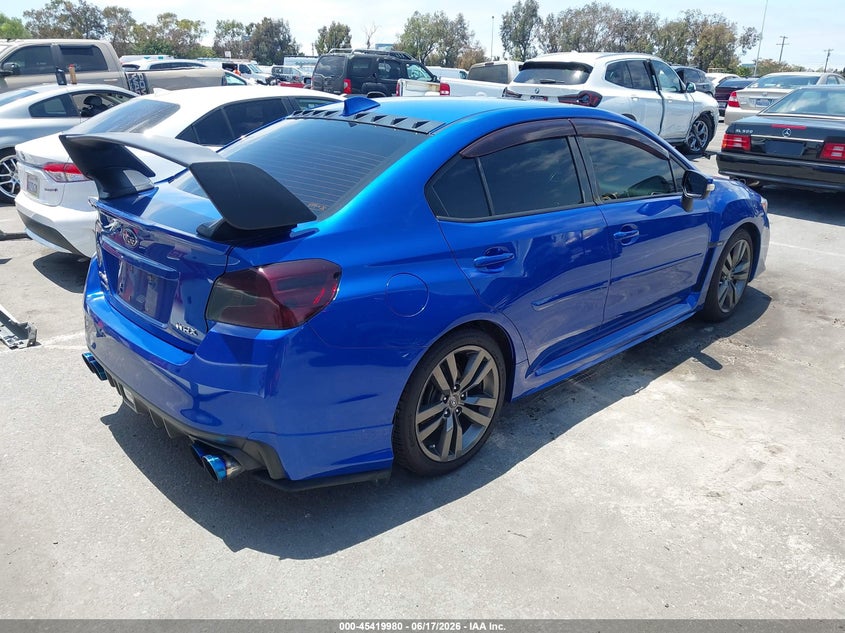2016 Subaru Wrx VIN JF1VA1E69G9822376 IAAI salvage auction — NORMAL WEAR, Clear-Dealer Only (West Virginia), sold $4,100 on 2026-07-09 (photo 4)
