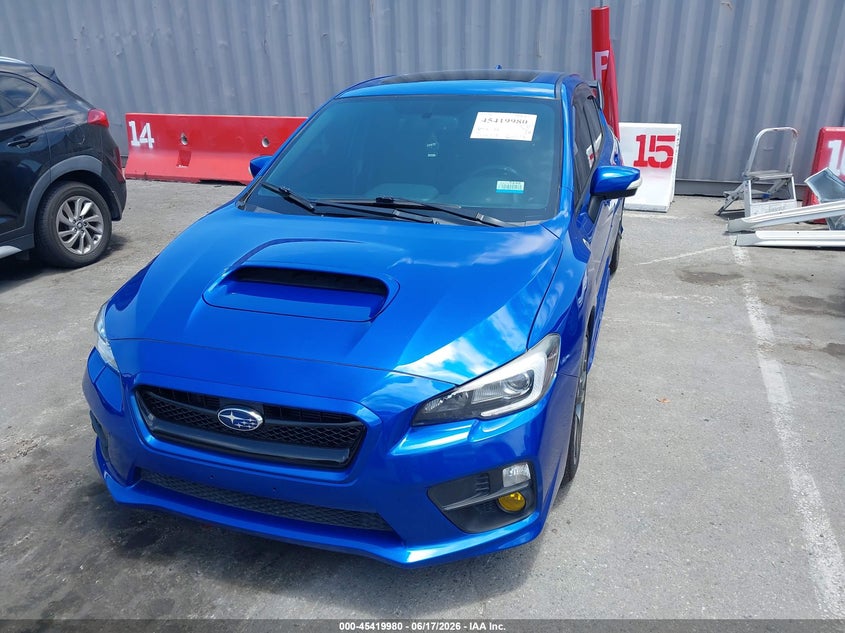 2016 Subaru Wrx VIN JF1VA1E69G9822376 IAAI salvage auction — NORMAL WEAR, Clear-Dealer Only (West Virginia), sold $4,100 on 2026-07-09 (photo 6)