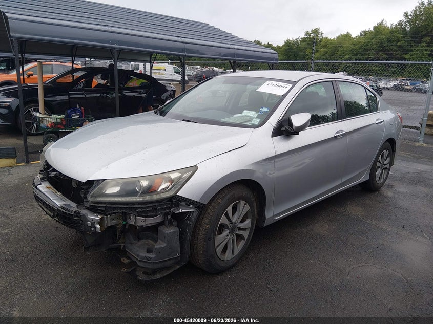 2014 Honda Accord VIN 1HGCR2F36EA129928 IAAI salvage auction — RIGHT FRONT, Mv-907A (New York), sold $1,950 on 2026-07-23 (photo 2)