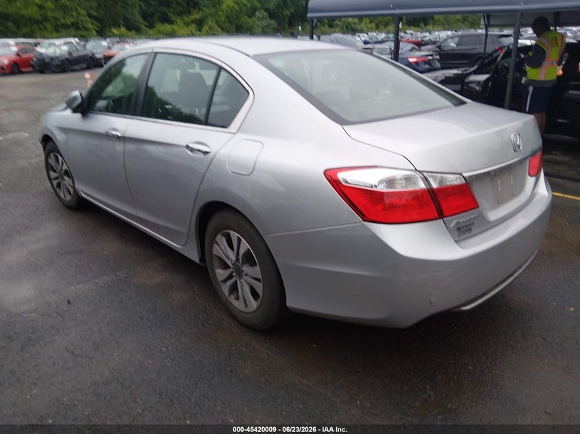 2014 Honda Accord VIN 1HGCR2F36EA129928 IAAI salvage auction — RIGHT FRONT, Mv-907A (New York), sold $1,950 on 2026-07-23 (photo 3)