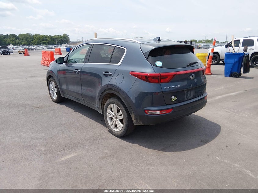 2018 Kia Sportage VIN KNDPM3AC3J7381008 IAAI salvage auction — RIGHT FRONT, Salvage (Illinois), sold $25 on 2026-07-28 (photo 3)