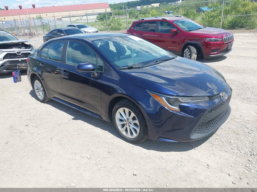 2021 Toyota Corolla VIN 5YFVPMAE3MP155141 IAAI salvage auction — LEFT SIDE, Salvage Title, sold $5,100 on 2026-07-28 (photo 1)