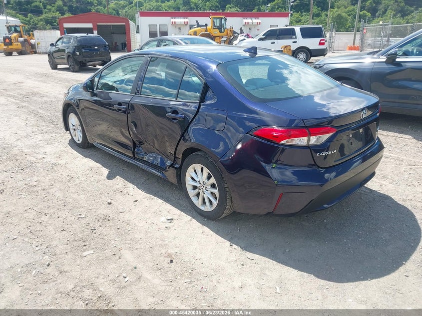 2021 Toyota Corolla VIN 5YFVPMAE3MP155141 IAAI salvage auction — LEFT SIDE, Salvage Title, sold $5,100 on 2026-07-28 (photo 3)