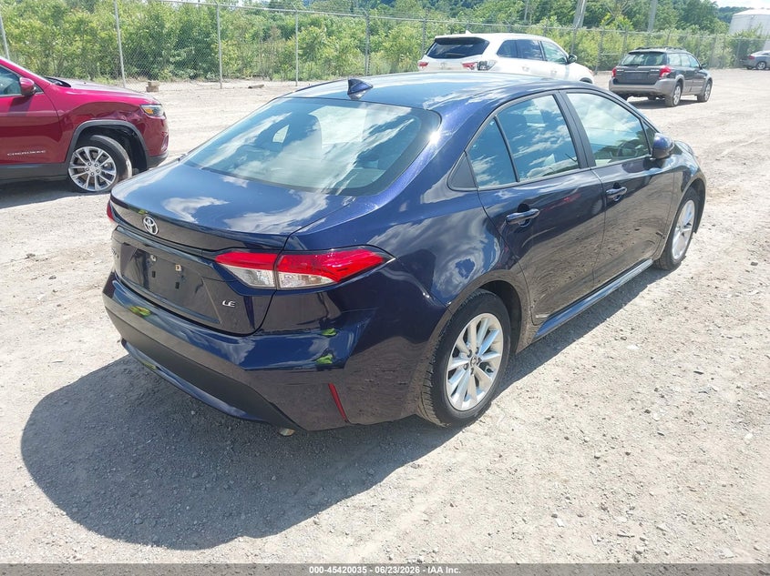 2021 Toyota Corolla VIN 5YFVPMAE3MP155141 IAAI salvage auction — LEFT SIDE, Salvage Title, sold $5,100 on 2026-07-28 (photo 4)