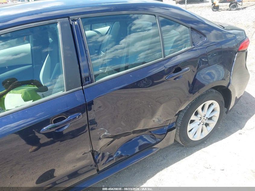 2021 Toyota Corolla VIN 5YFVPMAE3MP155141 IAAI salvage auction — LEFT SIDE, Salvage Title, sold $5,100 on 2026-07-28 (photo 6)