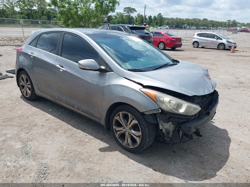 2013 Hyundai Elantra VIN KMHD35LE0DU147104 IAAI salvage auction — FRONT END, Rebuildable (Florida), sold $675 on 2026-07-16 (photo 1)